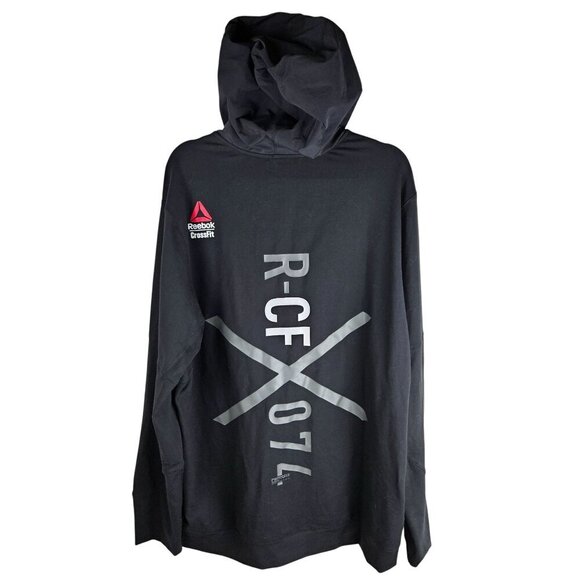 Reebok CrossFit Zip Up Rare 2014 Hoodie Jacket Men's 2XL Santa Cruz CA, CR-055 - Picture 1 of 12